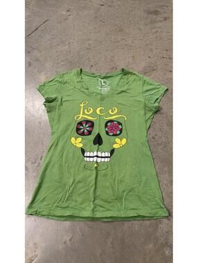 TeePublic Green 'Loco' Graphic T-Shirt